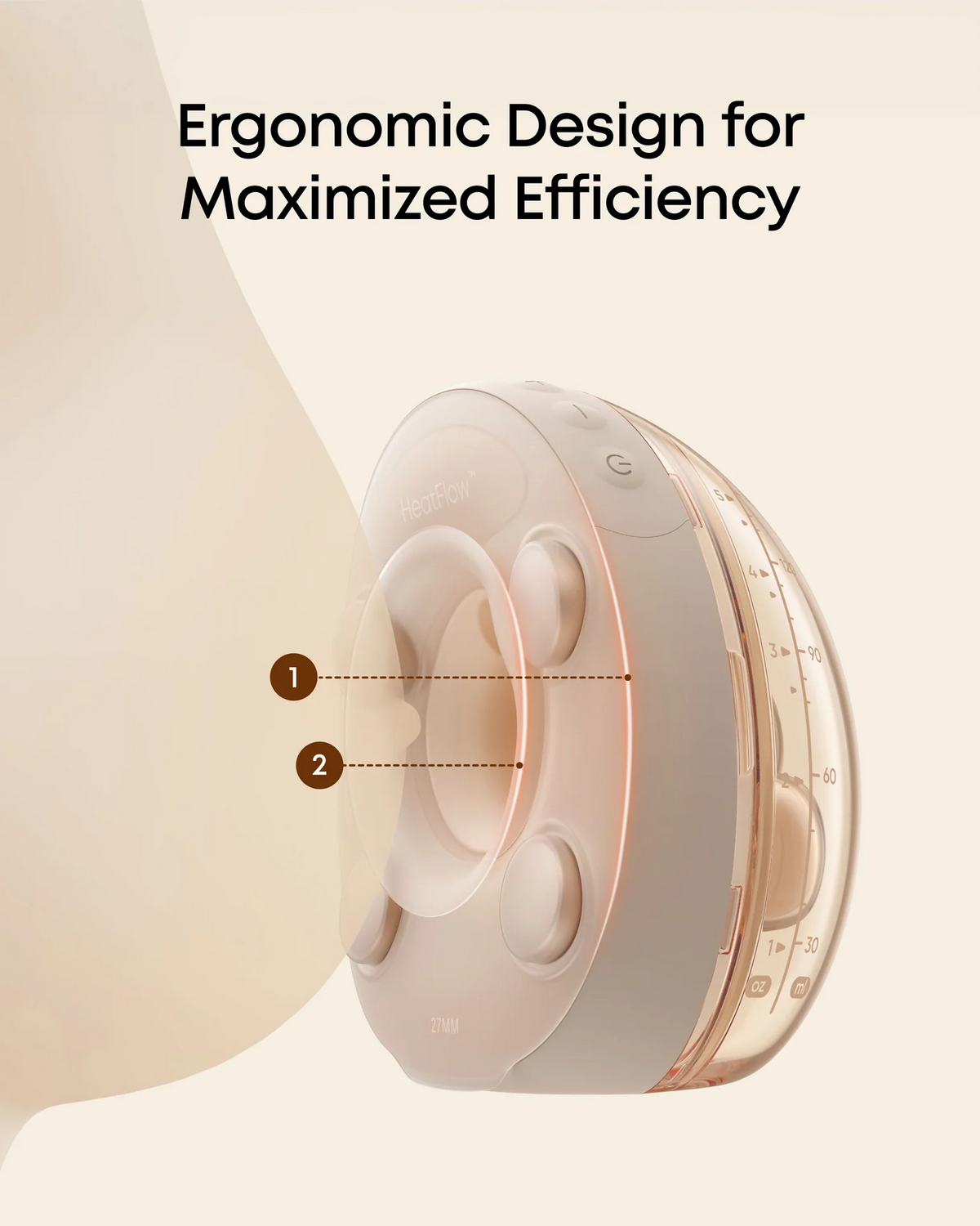 eufy Breast Pump S2 / S2 Pro Double-Sealed Flange (27 mm)